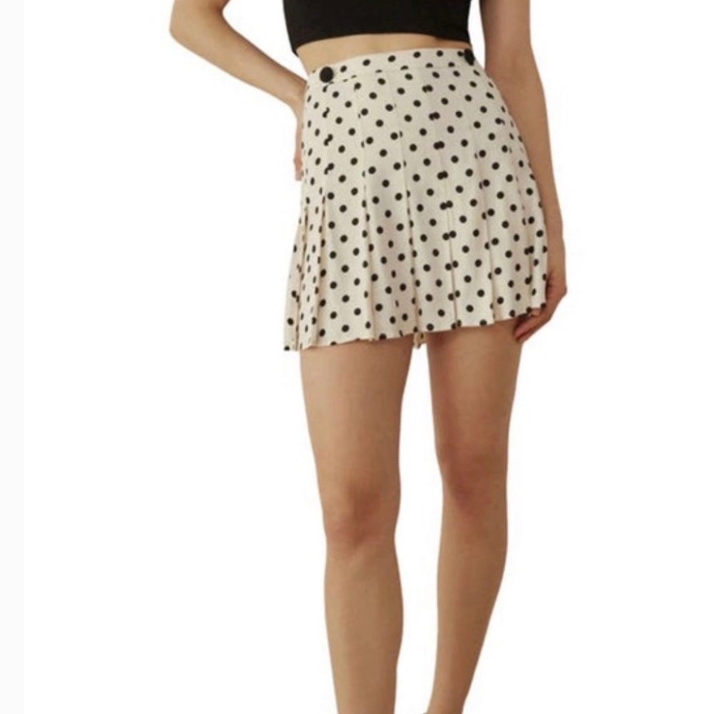 Reformation Polka Dot Skirt